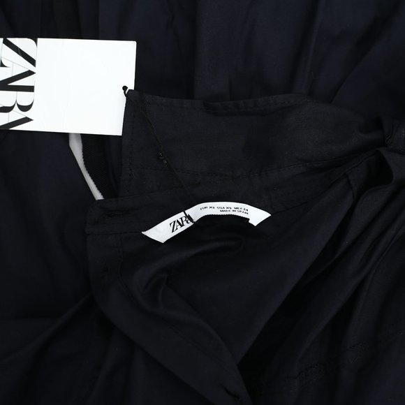 Zara Knot Black Mini Dress XS - Picture 8 of 8